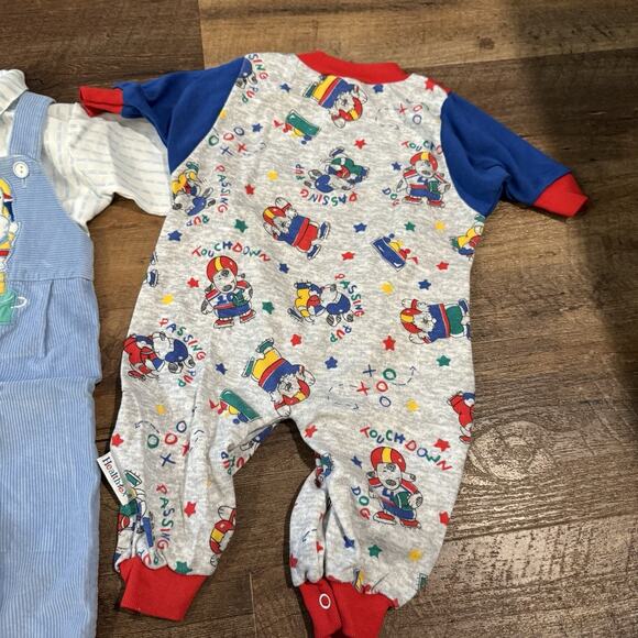 Vintage Baby Boy Clothes 6-9 Mo 4-Outfit Lot 1990s Buster Brown Healthtex READ - Picture 6 of 16
